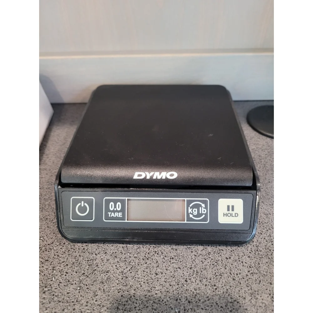 DYMO M5 Digital Postal Scale Black Weighs up to 5LBS/2.2KG Box GUC READ